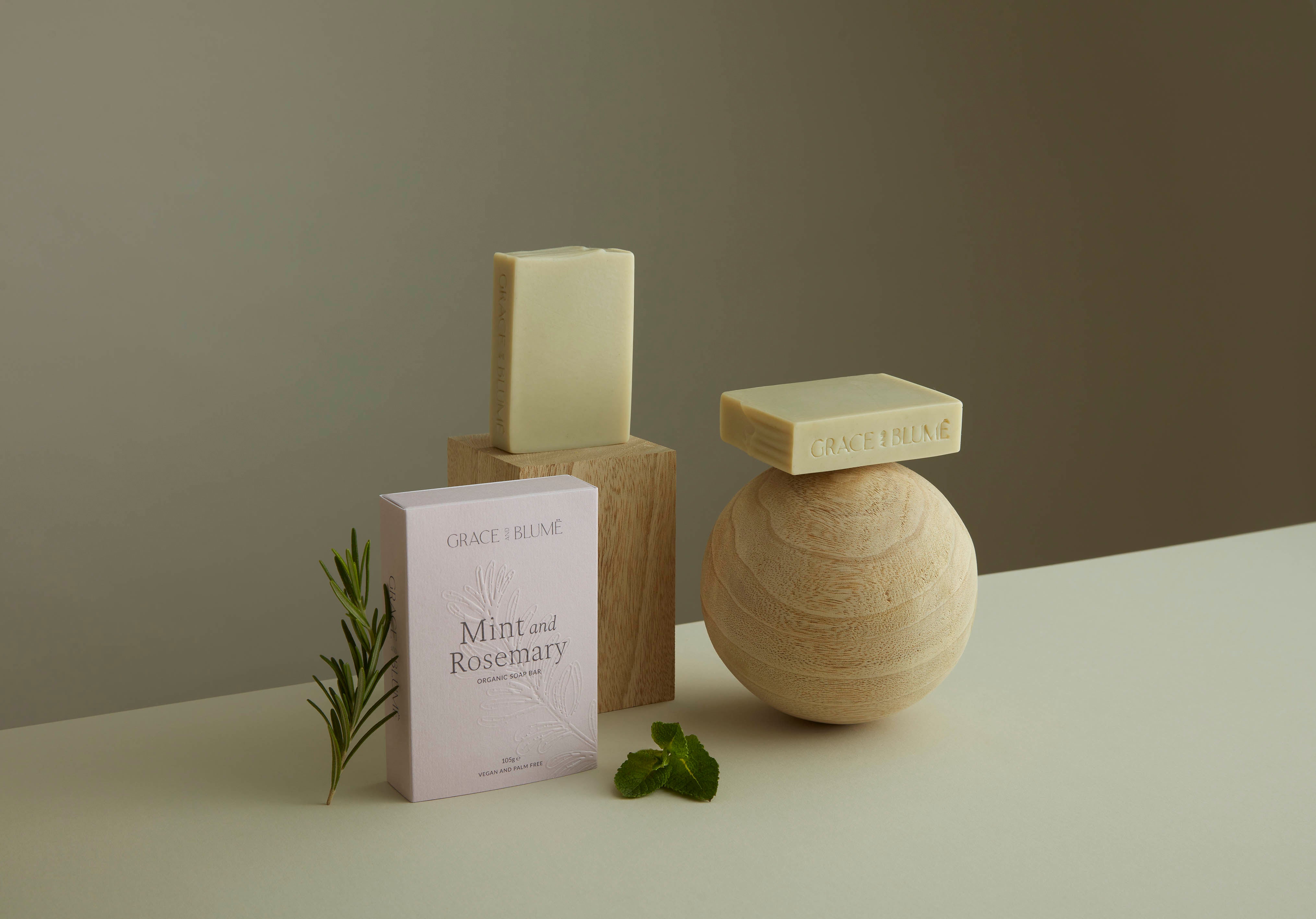 Mint and Rosemary Organic Soap